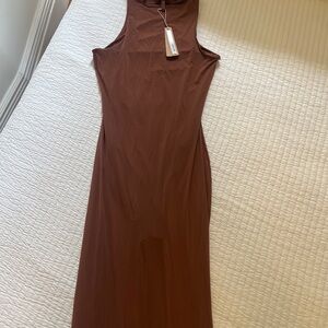 SKIMS Milky Sheer Maxi Dress